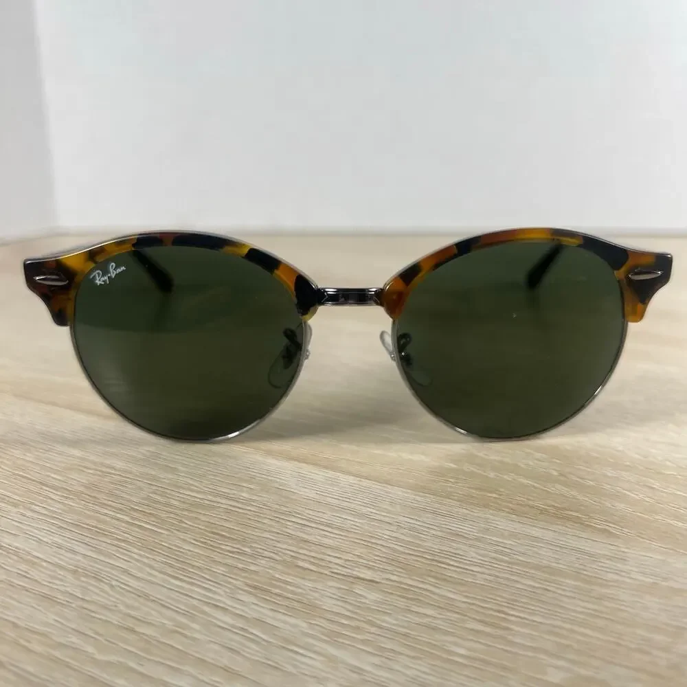 Ray-Ban RB4246 1157 Clubround Sunglasses Havana 51-19-145